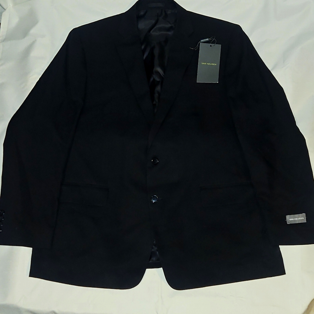 Van Heusen Black Talon Sports Coat/ Suit Coat Mens